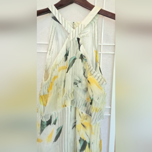 NWOT! Anthropologie Garden Party Floral White Dress - Picture 10 of 14